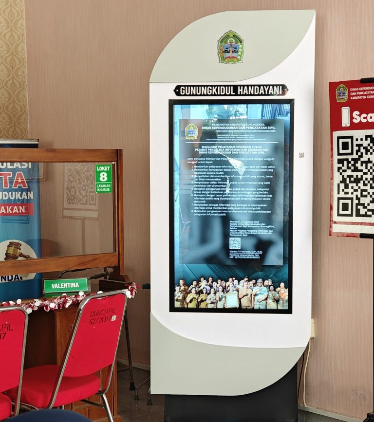 Display Maklumat Pelayanan Informasi Publik