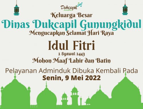 Selamat Hari Raya Idul Fitri 1 Syawal 1443 H