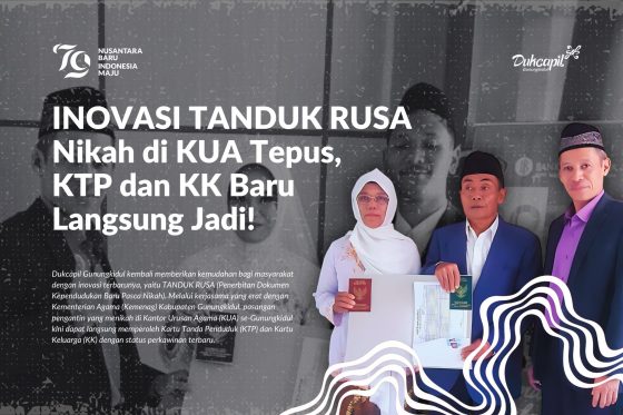 Inovasi TANDUK RUSA: Nikah di KUA Tepus, KTP dan KK Baru Langsung Jadi!