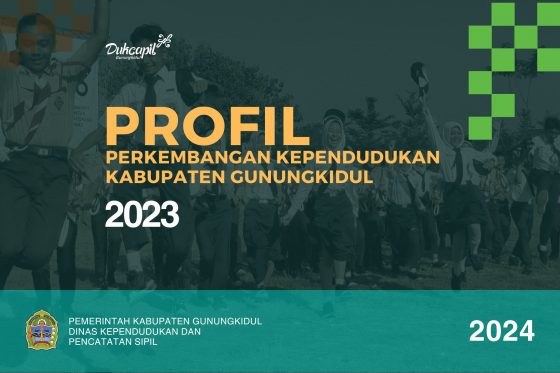 Profil Perkembangan Kependudukan Kabupaten Gunungkidul Tahun 2023