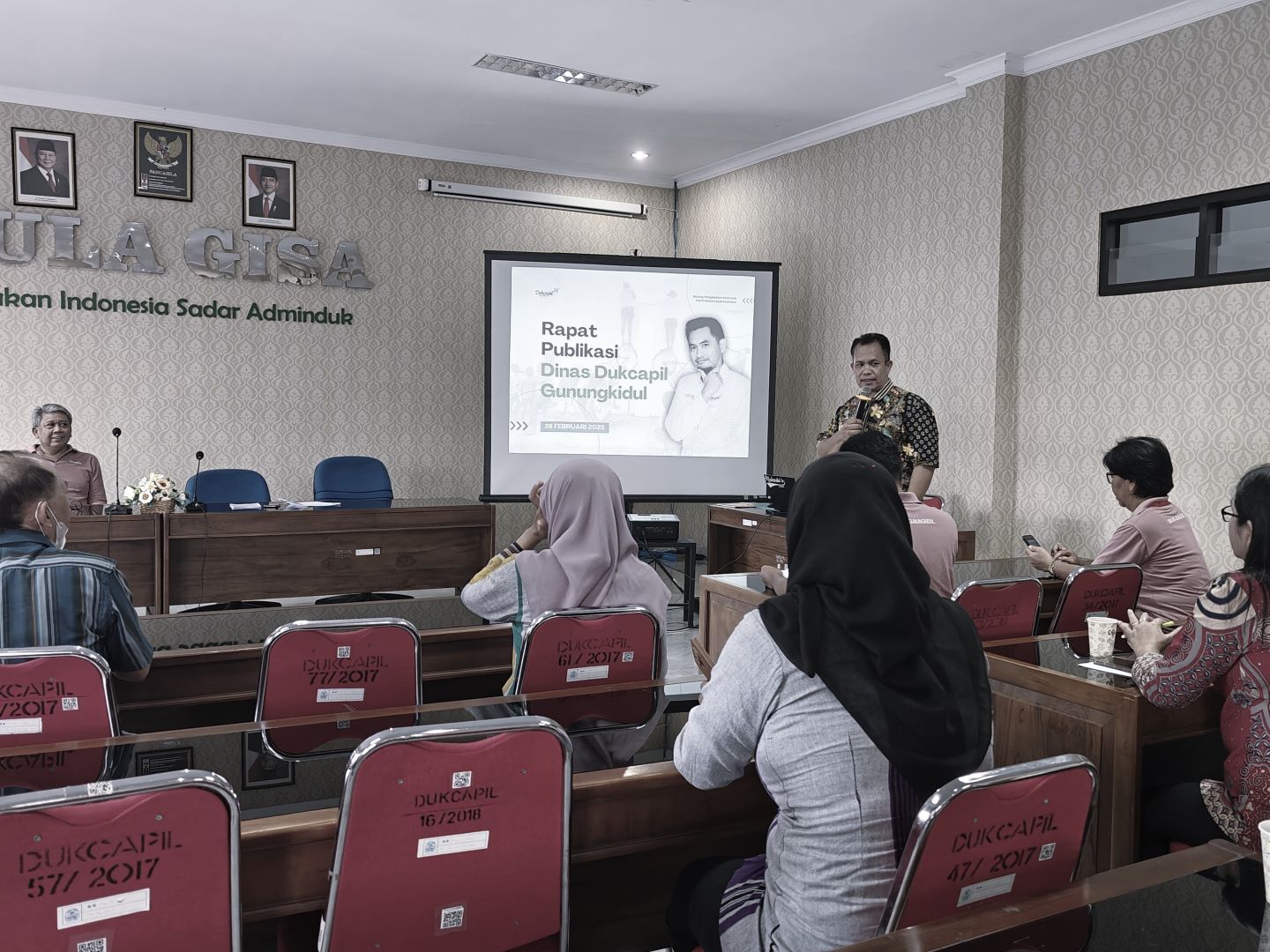 Rapat Koordinasi Publikasi Iklan Layanan Masyarakat Dinas Dukcapil Gunungkidul