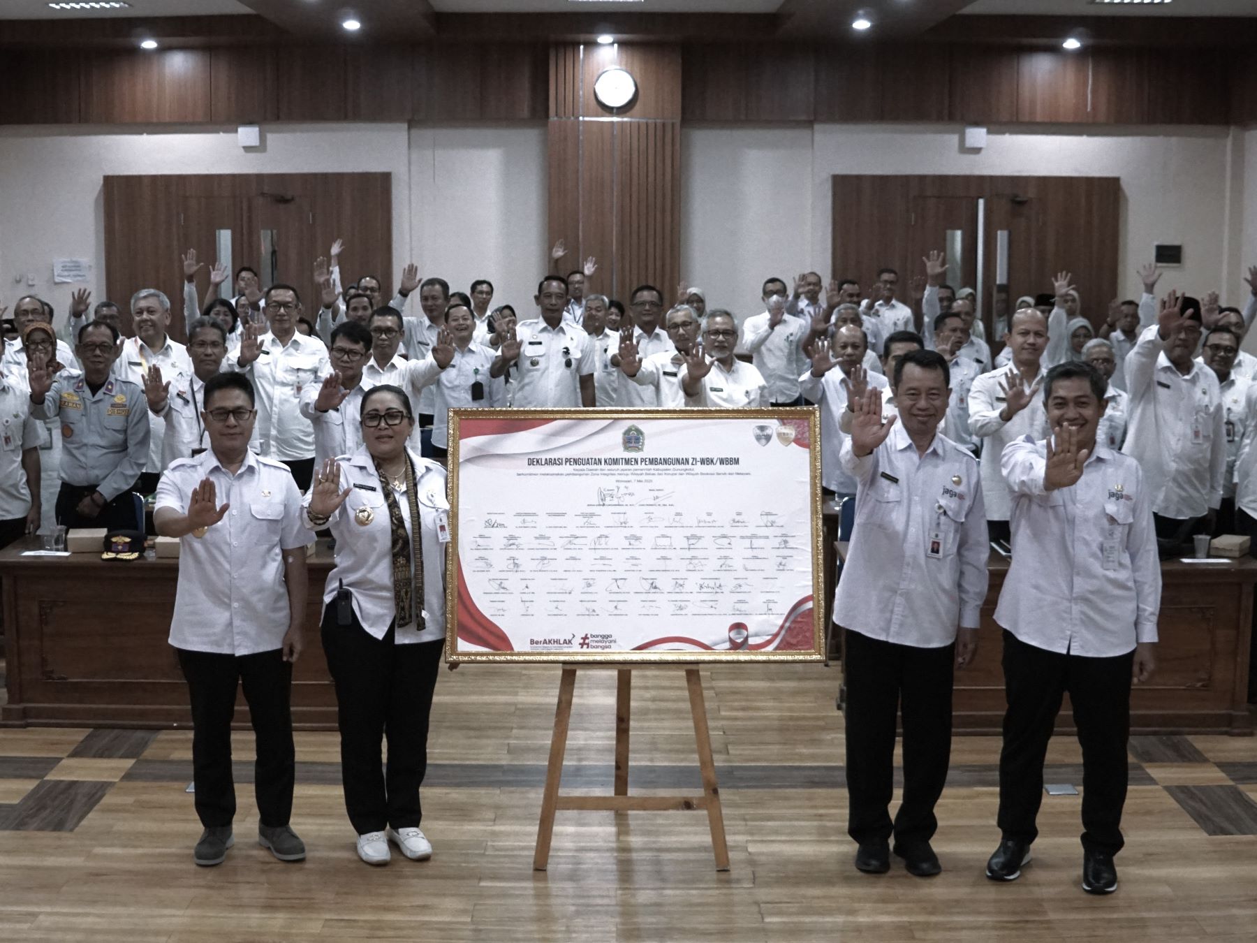 Deklarasi Penguatan Komitmen Pembangunan Zona Integritas WBK & WBBM serta Penandatanganan Pakta Integritas