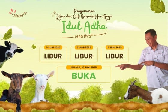 Pengumuman Libur dan Cuti Bersama Hari Raya Idul Adha Dinas Dukcapil Gunungkidul