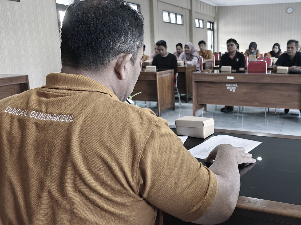 Rapat Koordinasi Persiapan Teknis Pelayanan Terpadu Dukcapil Goes to School