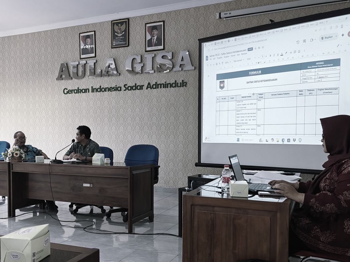 Audit Penerapan Sistem Manajemen Keamanan Informasi oleh Dinas PMKKPS Provinsi DIY