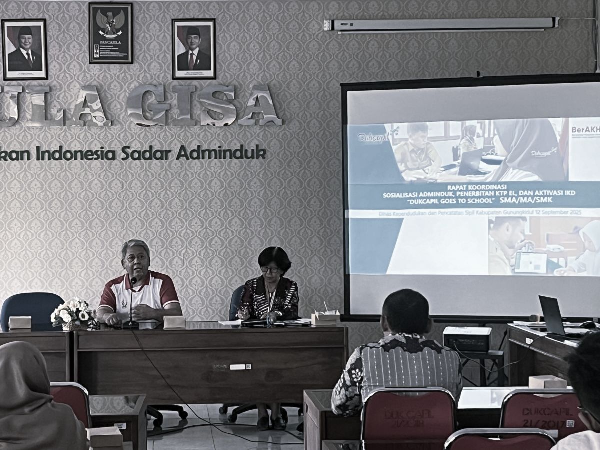 Rapat Koordinasi Pelaksanaan Pelayanan Jemput Bola Dukcapil Goes to School