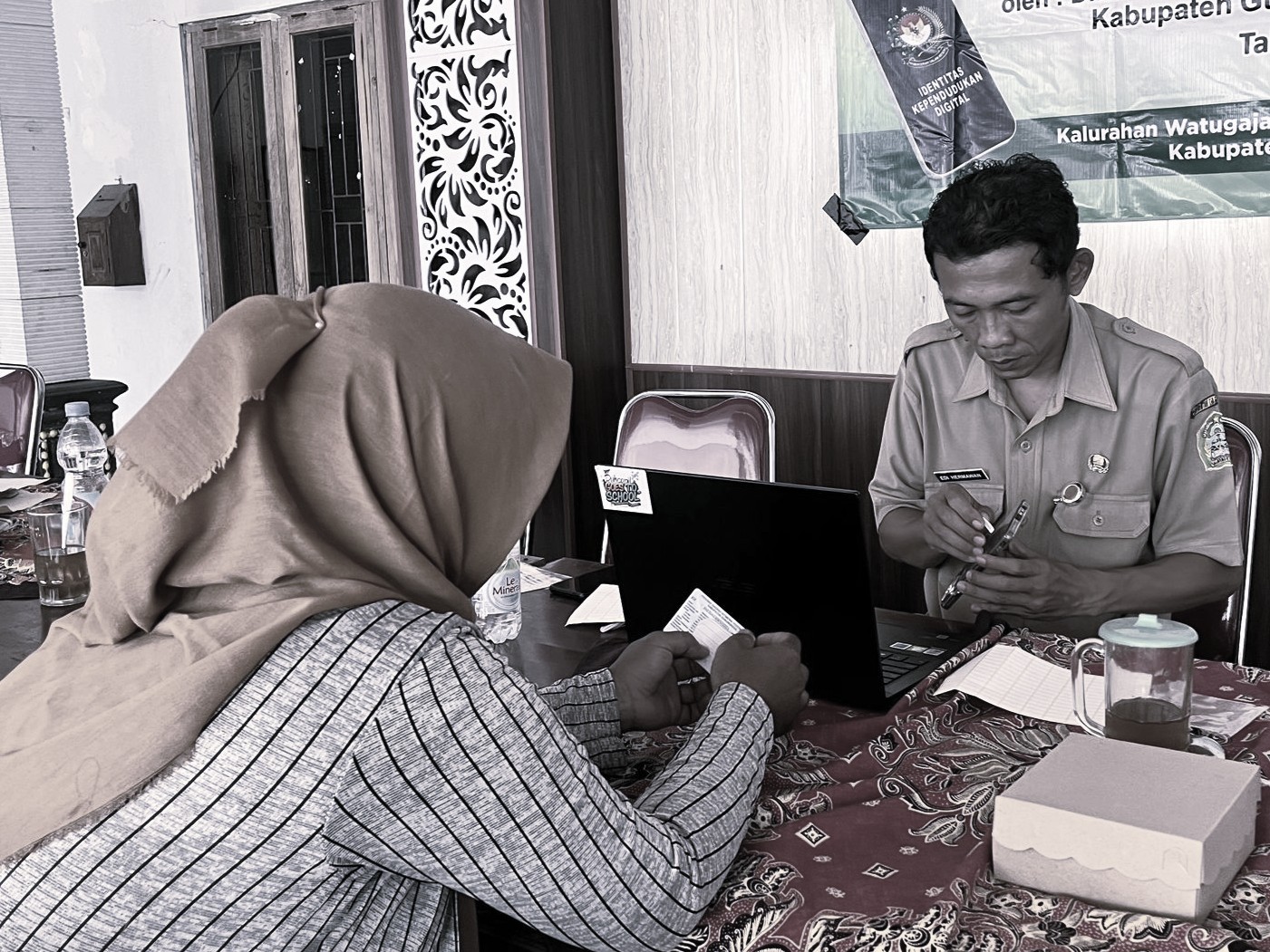 Sosialisasi dan Layanan Aktivasi IKD di Kalurahan Watugajah Gedangsari