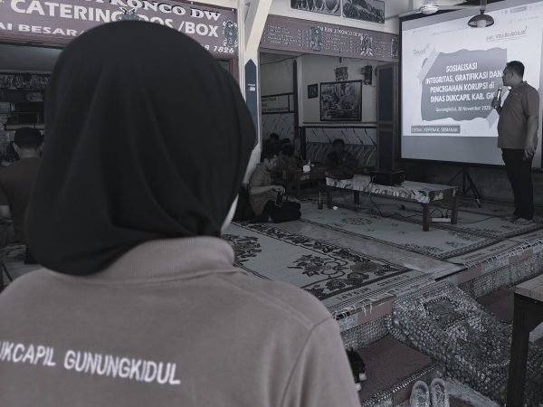 Sosialisasi Integritas, Gratifikasi, dan Pencegahan Korupsi di Lingkungan Dinas Dukcapil Gunungkidul