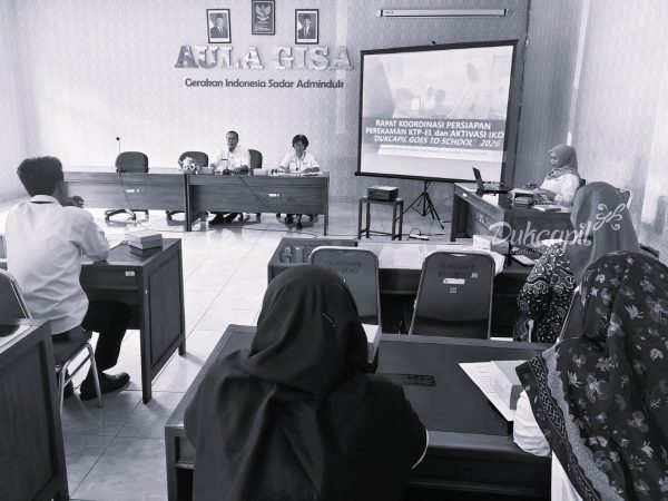 Rapat Koordinasi Pelayanan “Dukcapil Goes to School” 2026