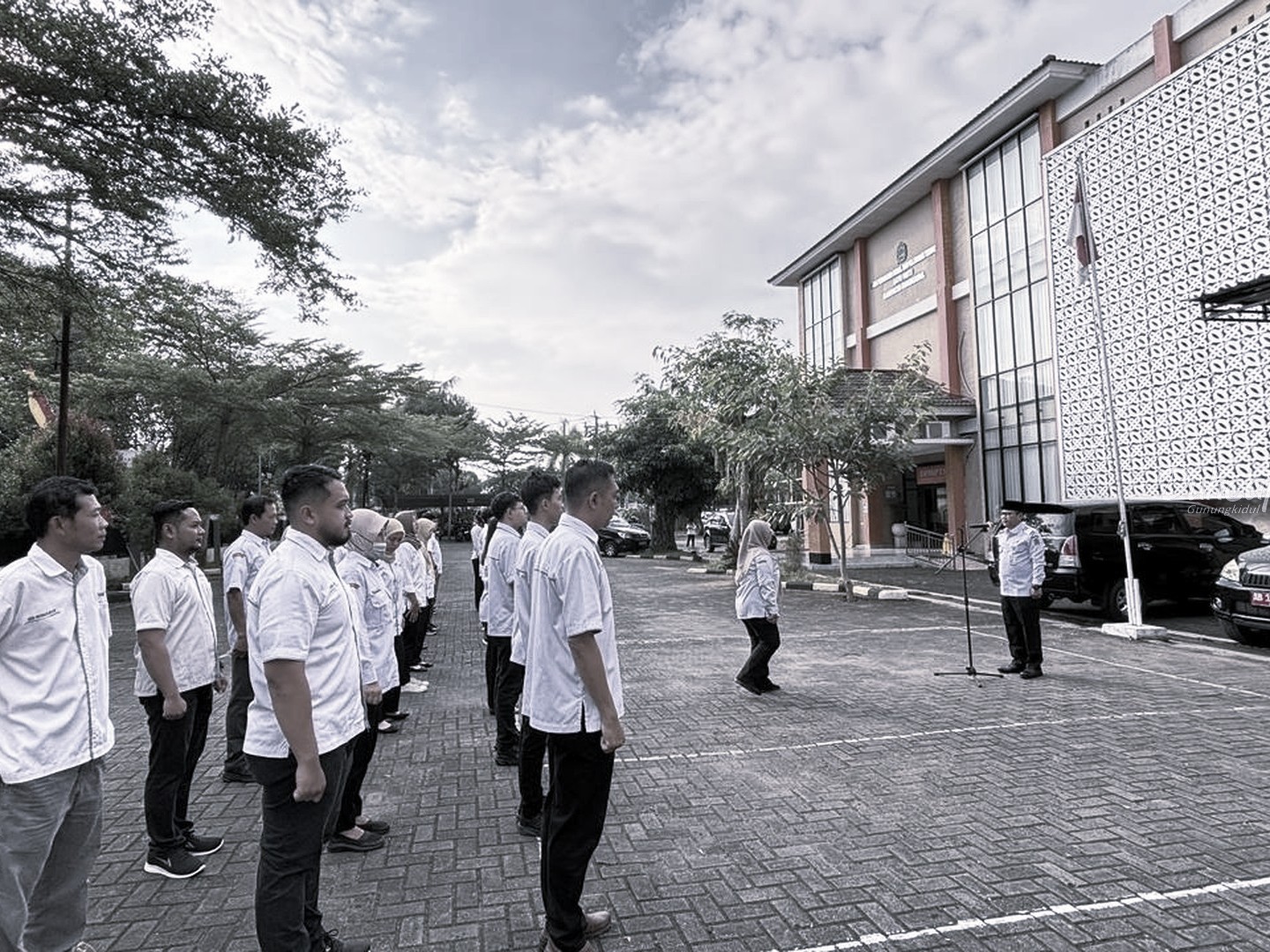 Apel dan Halal Bi Balal Pegawai Dinas Hari Pertama Setelah Libur dan Cuti Bersama Idul Fitri